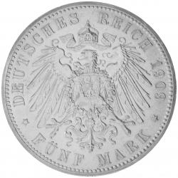 5 Mark 1909 E Universität Leipzig