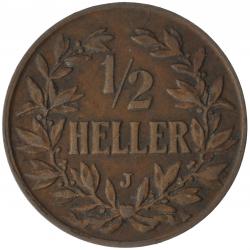 1/2 Heller 1906 J